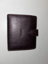 BREE Damen Geldbörse Portmonee Geldbeutel Farbe Bordeaux echtes Leder