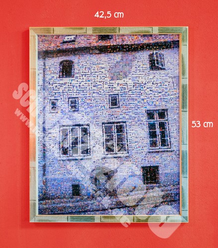 Wandbild silbernen rahmen - im,