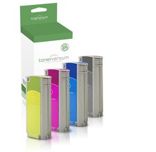 4x Tinten kompatibel zu HP 72 für Designjet T 1100 1120 1200 1300 2300 610 Set