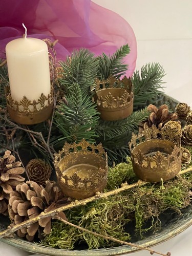 Kerzenhalter adventskranz - 4,