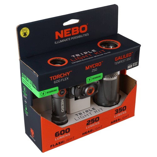 Nebo triple light kit - triple,