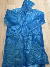 Retro PVC Regenmantel Plastik