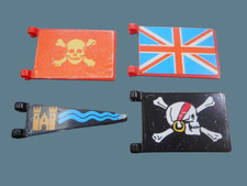 Playmobil Fahnen Fahne Flagge Piratenschiff Piraten 3550 3750 Auswahl uvm.