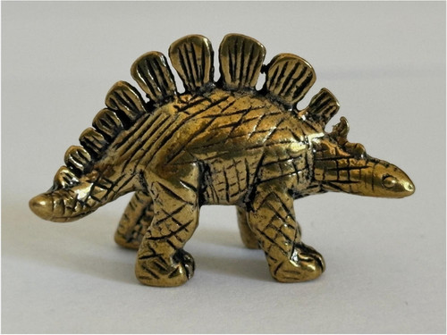 Vintage messing stegosaurus - vintage,