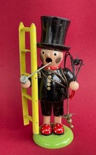 Altes STEINBACH Räuchermännchen ca.1950/60 Schornsteinfeger ,  19 cm hoch