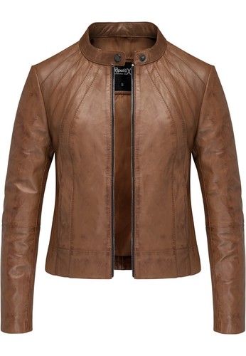Damen echtleder jacke - damen, biker