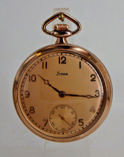 Art Deco Taschenuhr Rodi & Wienenberger / Stowa Silber 1930 - NEUWERTIG (100963)