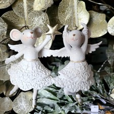 2 x Engel Elfe Figur Ballett