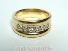 RING GOLD 585 mit 7 BRILLANTEN 0,55 Karat - QUINN SCHEUERLE punziert signiert