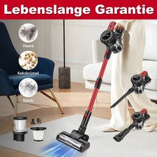 20000PA Akku Staubsauger beutellos kabellos Bodensauger Handstaubsauger 6-in-1