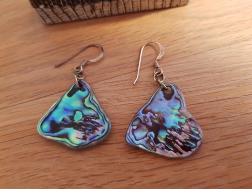 Ohrringe abalone perlmutt - abalone,