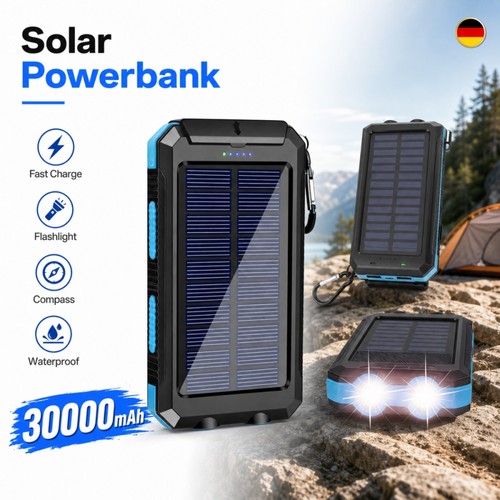 30000mah solar powerbank - 30000mah,