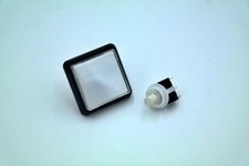 10x Quadratischer Druckknopf