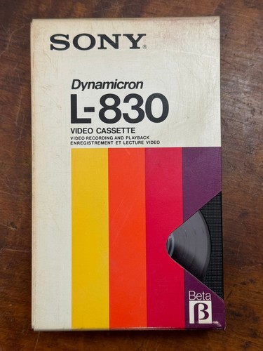 830 dynamicron sony betamax - ,