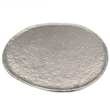 Dekoteller Aluguss SILBER -