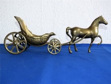 Alte Messing Pferdekutsche