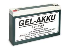 MZ ES ETS TS 125 150 250  Batterie (Vlies - wartungsfrei) 6V 7,2 Ah