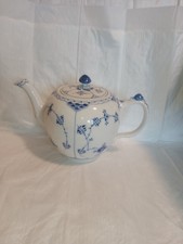 Royal Kopenhagen Musselmalet Halbe Spitze Teekanne N 611/ 1. Wahl  1978