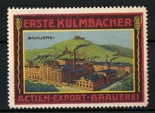 Reklamemarke Erste Kulmbacher