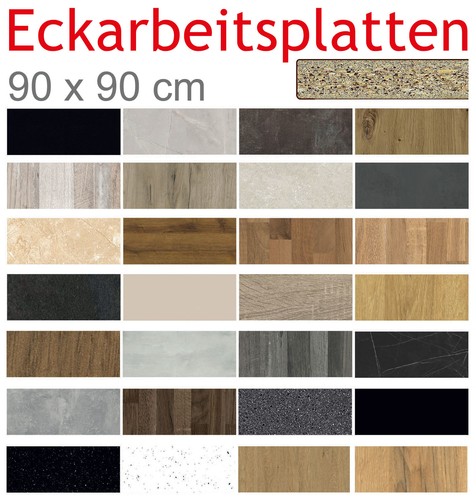 Eckarbeitsplatte für