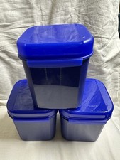 Tupperware Bellevue Vorratsbehälter, SET  3x 1200 ml Blau