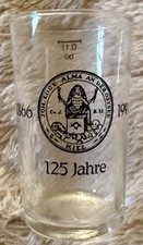 TRINKGLAS DER KIELER FREIMAURERLOGE ALMA AN DER OSTSEE ZUM 125-jährigen JUBILÄUM