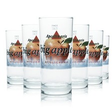 6x Apollinaris Glas 0,4l