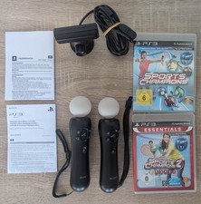 PlayStation 3 Move Paket 2x Motion Controller Kamera 2x Spiele PS3 *Sehr gut