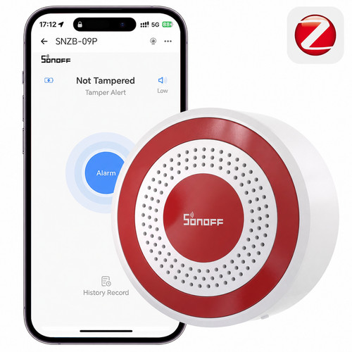 Sonoff zigbee innensirene - sonoff,