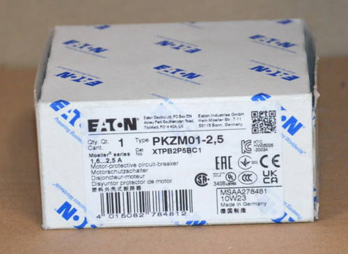 Eaton moeller pkzm01 5 - eaton, pkzm01-2,5