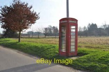 Foto 6x4 rote Telefonzelle bei