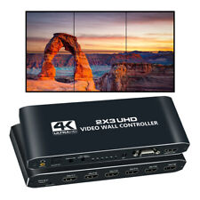 4K 3X2 Video Wall Controller DVI HDMI TV Splitzbox 2x2 2x3 Bildschirmsplitzer