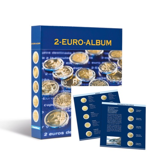 Leuchtturm numis euro album - numis, 2-euro-album