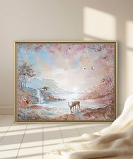 Acrylbild Abstrakt Landschaft