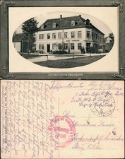 Frankenstein-Oederan Gasthof Frankenstein, Bes. Oswin Grosse 1917 Passepartout