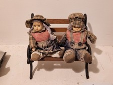 Puppenbank Dekoration Holz -