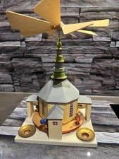 Klasse Originale Seiffen Weihnachtspyramide - Kirche - H ca.25 cm