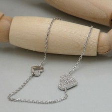 Armband herzen mit 17ct - armband, g-si