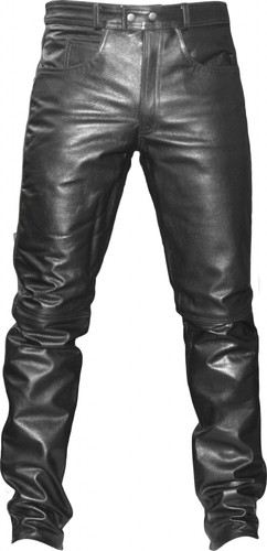 Lederhose lederjeans schwarz - lederjeans,