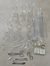 45-tlges Laborglas Chemie Labor Analytik Konvolut Laborauflösung (variabel)