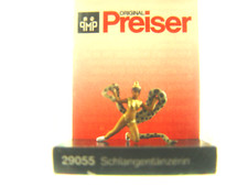 Schlangentänzerin mit Riesenschlange - Preiser HO Figuren 1:87 -   29055 #E 