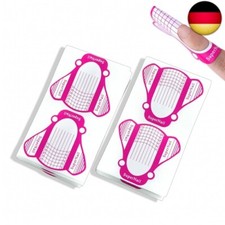 Nagel Schablonen, 100 Stück Nagelform Guide, Modellier Schablone