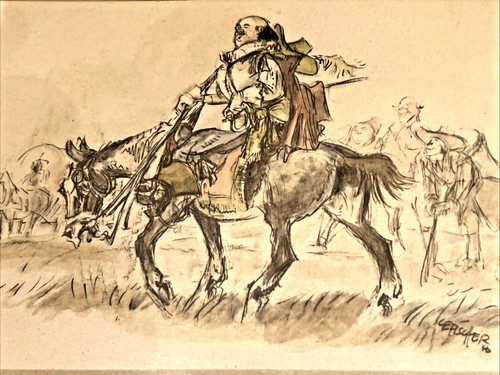 Alte original grafik cefischer - grafik,