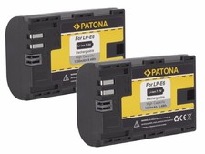 2x Patona Akku für Canon EOS 5D Mark II, 5D Mark III, 6D, 7D, 60D, 60Da - LP-E6