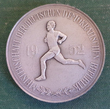 DDR Medaille - Sport - Meisterschaften im Eishockey 1952