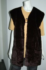 Webpelz - Fellweste - schwarz