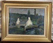 Antik Öl Auf Tafel : Sicht
