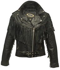 Fransen Lederjacke, Damen