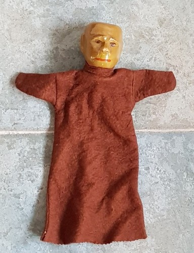 Alte handpuppe mit holzkopf - alte,
