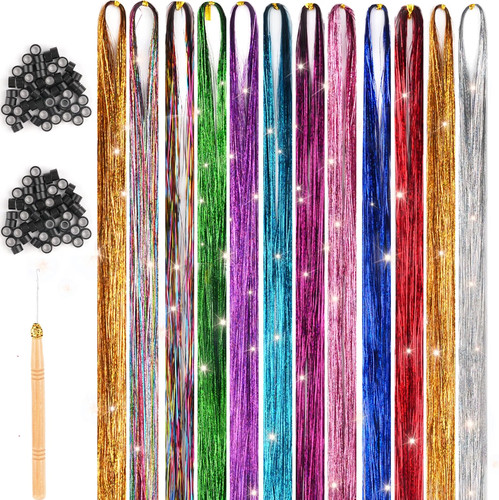 Hair tinsel inches haar - hair,